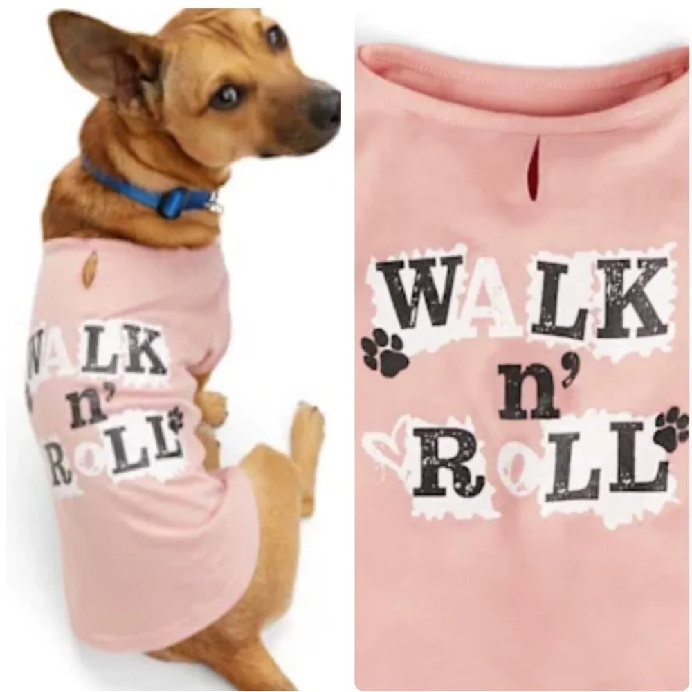Walk n roll “the Revolutionary” dog t-shirt XXS